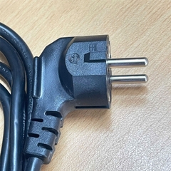 Dây Nguồn 2 Chân Tròn LINETEK LP-33 LS-60 AC Power Cord Europe Plug Schuko CEE 7/7 90 Degree to IEC320 C13 10A 250V 3x0.75mm 18AWG Dài 1.8M