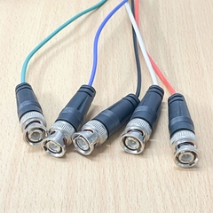 Cáp Chuyển Đổi Tín Hiệu HD15 VGA to 5 BNC Cable Convert RGBHV Big Screen Video Cord Dài 3M Video Graphics Array Male to BNC Video Line 1080P HD Cable
