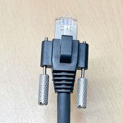 Cáp camera công nghiệp MV-ACC-01-1102-10M Dài 10M Industrial Camera Gigabit Shielded Network Gigabit RJ45 SFTP Ethernet Cable Thumbscrew Locking Shielded For GIGE industrial CCD Cameras and CCD basler Camera
