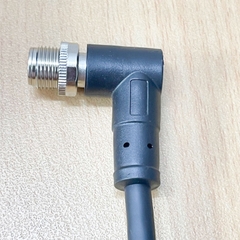 Cáp XC-M12EN-M8SR-10M-R 6H 20221230-A Dài 10M Cable M12 X-Coded 8 Pin Male 90 Degree to RJ45 GigE Vision CAT6 High Flex Ethernet Cable TAIYO E67648-WH 4P X 26AWG For Machine Vision Cognex DataMan 150/260 Series