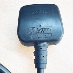 Dây Nguồn 3 Chấu Có Cầu Chì UK Plug BS 1363 to IEC 60320 C13 Power Cord Volex V1625 10A 250V 3x1.0mm² Dài 2.5M