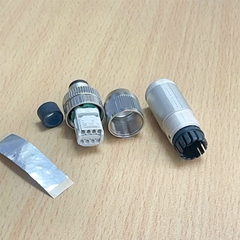 Đầu Jack Phoenix Contact SACC-M12MSD-4Q SH PN D-Code 4 Pin Male Circular Connector