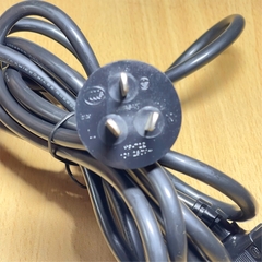 Dây nguồn Chuẩn 3 Chân Chéo Tam Giác AC Power Cord GB2099 to C13 Vuông Góc Chữ L KAWASAKI KP-722 KS-31AY 10A 250V 3x1.0mm Dài 3M