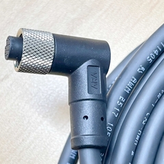 Cáp CM-M12I/O-F12SR-10M-R 6H/20221230-A Dài 10M Power and I/O Breakout Cable M12 A-Code 12 Pin Female 90 Degree to 12 Core Open End For Cognex Camera, Leuze Electronic Camera Version Systerm