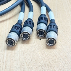 Cáp MC/4-4CH-N-1M DB44 Plus 44 Pin Male to 4 Camera Hirose 12 Pin Female HR10A-10P-12S(73) Video Splitter Cable For CCD Machine Vision Camera Cable