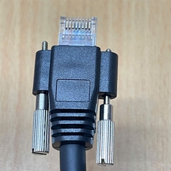 Cáp Mạng Công Nghiệp MV-ACG-RJ45s-RJ45-ST-5M Cable GigE CAT6 S/FTP Screw Locking Horizontal RJ45 CB-8P8C-8P8C-500 Dài 5M For Industrial Digital GigE HIK VISION Camera