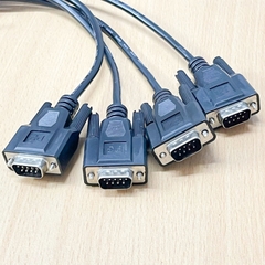 Cáp chuyển đổi DB37 Male Dsub to 4Port DB9 Male D-sub Uart Cable Adapter Dài 0.3M For C104H,C104H/P,CI-134,CI-134I,CI-134IS,CP-114,CP-114I,CP-114IS
