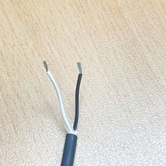 Cáp Hirose 6 Pin Female to 2 Core Open End H-S-CHAMBER2_2  Power Cable Dài 5M For Sony CCD Industrial Camera, Hikvision, Basler, Dahua