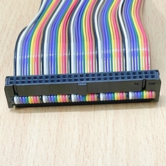 Dây cáp dẹt IDC Rainbow IDC 50 Pin 2.54mm Pitch Flat Ribbon Data Rainbow Color Cable Dài 0.4M