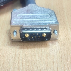 Cáp Nguồn Công Nghiệp D-SUB Male to Female 7 Pin PCB HARTING 7W2 12 Way Panel Mount D-sub Connector Socket 2.84mm Pitch Dài 3.1M
