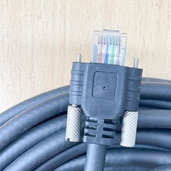 Cáp Camera Công Nghiệp Cognex ACA-POE-10MR Dài 10M Industrial Camera Gigabit Shielded Network Gigabit RJ45 SFTP Ethernet Cable Thumbscrew Locking Shielded For GIGE industrial CCD Cameras and CCD basler Camera