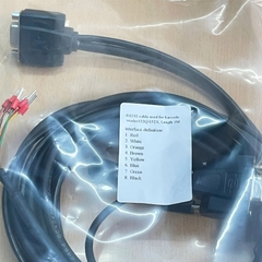 Cáp DM100-RS232-000 Dài 3M Kết Nối Máy Quét Mã Vạch Cognex Qua Cổng RS-232 Adapter Cable with Power Tap + 8 Core Flying Leads For Cognex Barcode Reader 152Q/152X