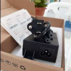 Dây Nguồn 3 Chân 2 Dẹt 1 Tròn NEMA 5-15P to C5 Power Cord NANKE COS102M E248395 XD-0018 10A 125V 3x0.824mm² Length 1.8M