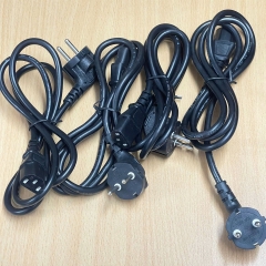 Dây Nguồn KOREA DMC-200 DMC-300 European Schuko Power Cord CEE 7/7 to IEC320 C13 10A 250V 3x0.75mm² Length 1.5M