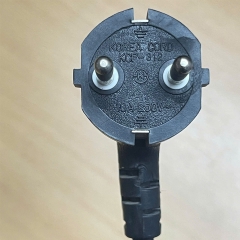 Dây Nguồn KOREA CORD KCP-312 KCS-303 European Schuko Power Cord CEE 7/7 to IEC320 C13 10A 250V 3x0.75mm² Dài 1.5M
