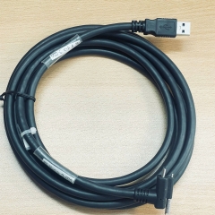 Cáp USB 3.0 Type-A sang USB Type-C góc vuông có chốt khóa kim loại Cable Right Angle USB-C to USB-A Dài 3M For USB3 Vision Industrial Cameras Industrial barcode scanners Medical equipment