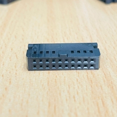Đầu Jack  HIF3BA-20D-2.54C(63) Hirose 20 Way IDC Female Connector Socket 20 Position Rectangular Housing Connector Socket Black 0.100" 2.54mm Pitch