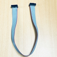 Cáp IDC 16 Pin Flat Ribbon Data Cable Grey Dài 0.4M IDC Female Connector Pitch 2.54mm - Cable Pitch 1.27mm