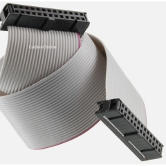 Cáp IDC Flat Ribbon 26-Pin 2x13 Female to Female Dài 1M IDC Pitch 2.54mm - Cable Pitch 1.27mm For HMI Panel CMC CNC PLC