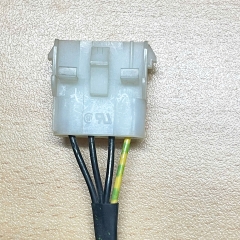 Cáp Nguồn Động Cơ DPMH-2P1 2MA-MO3 Dài 3M Cable Connector WAGO 721 3 Pin Female Molex to Molex 50-84-2042 4 Pin Female For Mitsubishi MR-J3 CNP3 Servo Amp Connector.