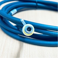 Cáp AISG Connector M16 6 Pin Male A-coded to 5-Pin Lemo Connector Male Cable Dài 3M