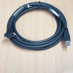 Cáp USB 3.0 Type-A sang USB Type-C góc vuông có chốt khóa kim loại Cable Right Angle USB-C to USB-A Dài 3M For USB3 Vision Industrial Cameras Industrial barcode scanners Medical equipment