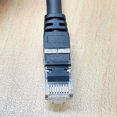 Cáp Camera Công Nghiệp Vuông Góc 90 Độ Dài Siêu Chịu Gập Mềm Dẻo Dài 5M CB-8P8C-8P8C-005 Cat6 26AWG/4P MOVEABLE CABLE Industrial Camera Gigabit Ethernet Cable Assemblies With Screw Locking 90 Degree Length 5M