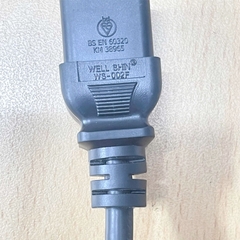 Dây Nguồn Máy Chủ Well Shin WS-003D WS-002F AC Power Cord IEC 60320 C19 To C20 3x1.5mm² 16A 250V Black Length 2.5M