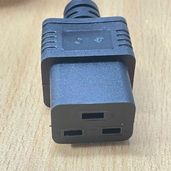 Dây Nguồn Máy Chủ VOLEX VSC19 VAC20S AC Power Cord IEC320 C19 To IEC320 C20 16A 250V 14AWG 3x1.5mm For Server IBM HP DELL LENOVO Và APC Smart-UPS SRT 8000VA RM 230V Dài 2.5M
