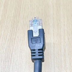 Cáp M12EN-M8SR-5M D202009 Dài 5M M12 A-Code 8 Pin Male to RJ45 Ethernet Cable For Cognex Industrial Barcode Camera Reader Hàng Original Theo Thiết Bị