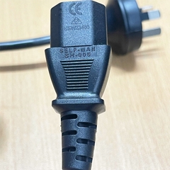 Dây Nguồn Australia & China Chuẩn 3 Chân Chéo Tam Giác SELF MAN SH-051 SH-006 10A 250V AC Power Cord GB2099 to C13 10A 250V 3X0.75mm Dài 1.8M