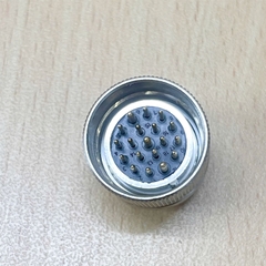 Đầu Rắc Original HUMMEL Connector M23 19 Pin M23 19 Pin Male Connectors Solder Type for Cable Shield 90 Degree