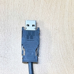 Cáp JEPMC-W6002-A5 USB Type A to Type B MECHATROLINK M-LINK- 02 Dài 0.8M for Servo PLC Yaskawa MP2300 With Module EPMC-IO2310 Yaskawa Servo MP2300 CN6AB