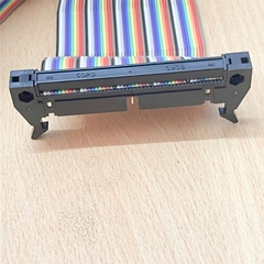 Cáp Flat Ribbon Rainbow PD-PD IDC 50 Pin 2.54mm Male to Male Dài 0.4M