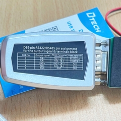Cáp Chuyển Đổi USB To RS485/RS422 Dtech DT-5019 Dài 1.2M Serial Port Converter Chipset ID FTDI.