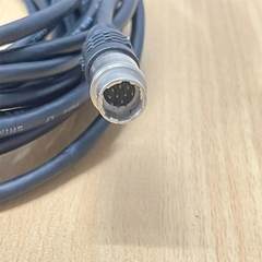 Cáp SHIN HWA  12 Pin Hirose Male HR10A-10J-12P(73) to Female HR10A-10P-12S(73) Right Angle Dài 7M For Sony Hitachi Panasonic Basler Hikvision Industrial Camera