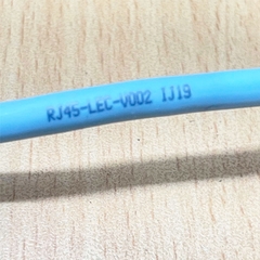 Dây Nhẩy CAT6A Shielded LSZH SFTP IOLINK Ethernet Network Patch Cord up to 10GBase-T and 500MHz Straight Through Cable Blue Dài 0.3M