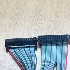 Cáp Bẹ Nhiều Màu 26 Pin Cable Female to Female 2x13P 26 Wire Dài 0.5M IDC Pitch 2.54mm - Cable Pitch 1.27mm For HMI Panel CMC CNC PLC