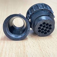 Đầu Jack Smema Connector 206044-1 Male 14 Pin For Connecting Machine Signals In The Production Line, Linking System Signals.