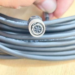 Adapter Original 12V 1.5A 18W LOADUS WQ-1812 DP-1201-6PIN-15M Connector Size Hirose HR10A-7P-6S(73) 6 Pin Female Dài 15M 50ft DP-1201-6PIN-15M For Basler Industrial Camera