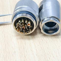 Đầu Jack Original Connector M23 19 Pin Female Crimp Insert Without Contacts For M23 Signal Connector Servo Encoder Cable 19 Pin Industrial
