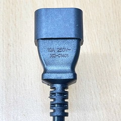 Cáp nguồn C13 C14 10A 250V tiết diện 3x0.75mm Dài 1.2m dùng cho thanh nguồn PDU, UPS,Server.