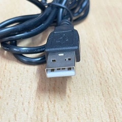 Cáp Chuyển Đổi EZ-DCU23B USB Type A Male to DC 3.5mm x1.35mm Male 90° Degree Adapter Cable Black Dài