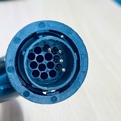 Cáp 1M 3.3ft SMEMA COM 12-44144_B_E03KD + Connector AMP 182649-1 SMEMA 4 Pin Male to Male Cable E41447 2464 VW-1 HITACHI-T Use Signal Control Between Machines in SMT Line Samsung Hanwha Fuji.
