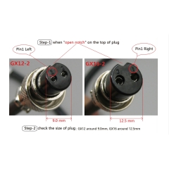 Bộ Jack GX12 2 Pin Male + Female Screw Type Electrical Socket Connector Aviation Plug