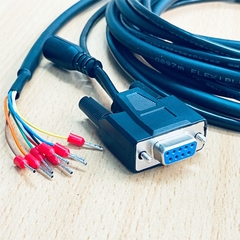 Cáp DM100-RS232-000 Dài 3M Kết Nối Máy Quét Mã Vạch Cognex Qua Cổng RS-232 Adapter Cable with Power Tap + 8 Core Flying Leads For Cognex Barcode Reader 152Q/152X
