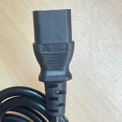 Dây Nguồn HWA JIN YWJ-0753L YWJ-0753C European Schuko Power Cord CEE 7/7 to IEC320 C13 10A 250V 3x0.75mm² Dài 2M