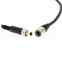 Cáp Nguồn Power Cable Hirose HR10A-7P-4P 4 Pin Locking to DC 5.5mm x2.1mm Screw Lock Dài 50Cm For Video Devices Atomos Lectrosonics PIX-E7 Monitor