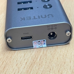 Bộ chia tín hiệu USB 7-Port USB Hub Data Hub Splitter USB Hub USB 3.0 H1314A01-EU Unitek and 12V Power Adapter USB Extension