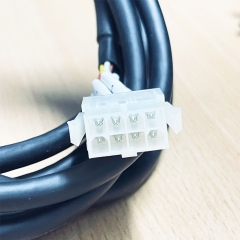 Cáp Power 8-pin (2x4) Molex Mini Fit Jr. 0.165 MOLEX 39-01-2085 White Male to Female Length 1.7M For Encoder/I/O Connection Servo And DC Power Cable Between Machine Modules